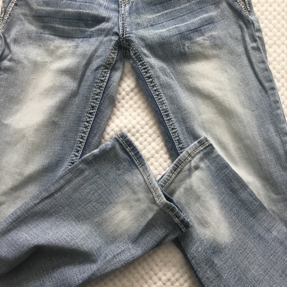 COWGIRL UP JEANS WITH STITCH DETAIL 26X34  NWOT - Picture 8 of 10